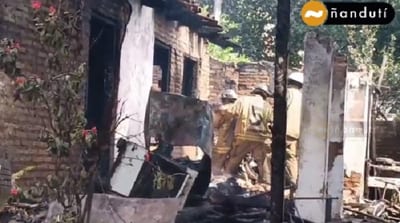 Reportan incendio fatal en Lambaré