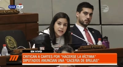 Diputados afirman que Cartes finge ser víctima tras denuncia presentada