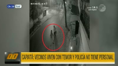 Inseguridad en Capiatá: Policía admite falta de personal