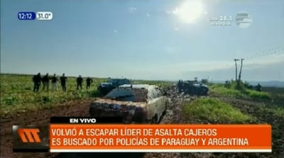 “Líder de asaltacajeros” huye por cuarta vez de la Policía, reportan