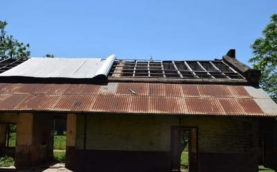 Exestación de tren en Yuty, testigo del abandono estatal