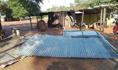 Temporal en Loreto deja graves daños en viviendas