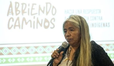 “Soy muy caradura”, afirma primera lideresa indígena