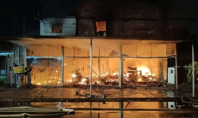 Voraz incendio arrasa con zapatería familiar en Itauguá