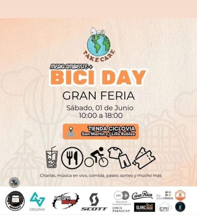 Pedalean por el mes del medio ambiente, de la bicicleta y por un desafío en Salta, Argentina