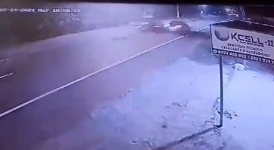 Video capta a camioneta de Llano antes del fatal accidente