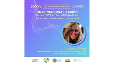 Taller “Internacionalización de Proyectos Musicales” con María Carrascal en Asunción