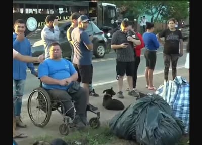 Desalojo pacífico en propiedad privada de Tarumandy, Luque