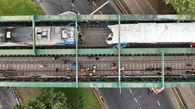 Dos trenes colisionan en Palermo: más de 90 personas asistidas y 55 heridos trasladados