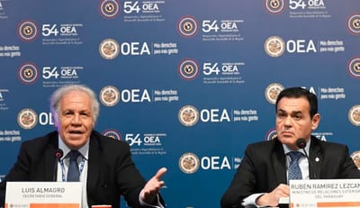 OEA en Paraguay: crimen organizado, Malvinas y CIDH en la agenda