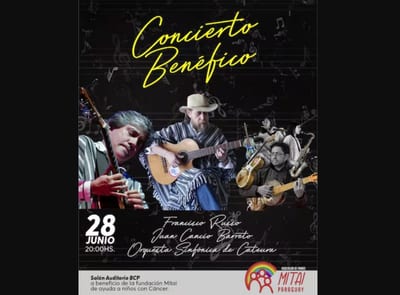 Concierto solidario apoyará a familias de niños con cáncer del Hospital Acosta Ñu