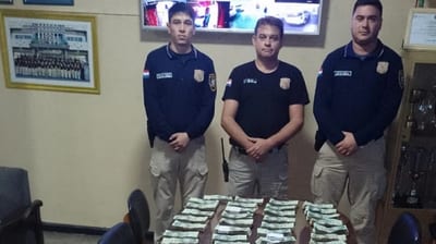 Policía recupera botín robado de casa de cambios en Villa Morra