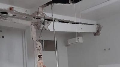 Derrumbe en Hospital de Hernandarias: Techo y pared colapsan