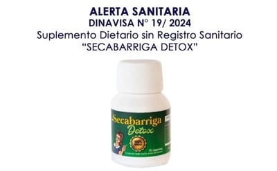 Dinavisa alerta sobre venta ilegal de suplementos dietarios
