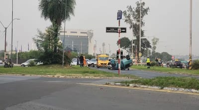 Triple choque en Luque deja varios heridos leves