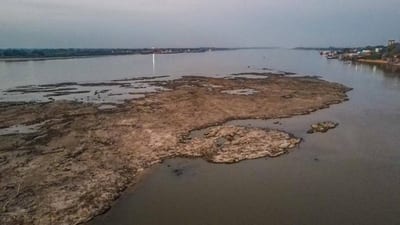 Río Paraguay alcanza niveles críticos por sequía extrema