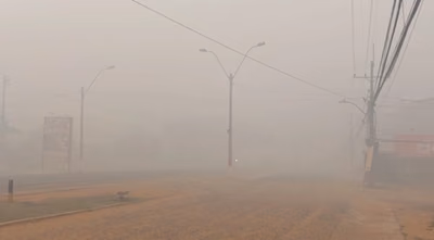 Densa capa de humo cubre San Pedro sin reportes de grandes incendios