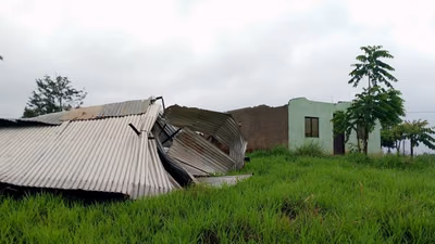Tormenta y granizo dañan más de 1.000 viviendas en Alto Paraná
