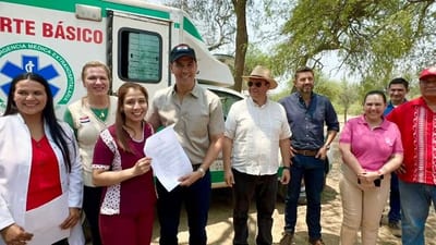 Denuncian entrega ficticia de ambulancia en Pozo Hondo
