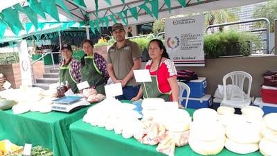 Familias rurales ofertan productos en ferias simultáneas