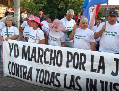 Marcha por la justicia inicia en Caacupé con amplia convocatoria