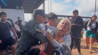 Tensión y enfrentamientos en el puente Encarnación-Posadas