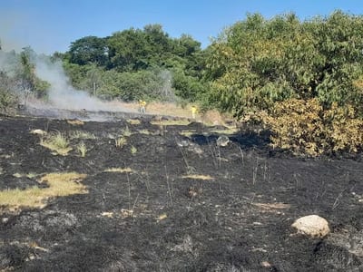 Quiindy: Bomberos luchan contra voraces incendios
