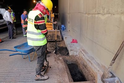 Inician trabajos de mantenimiento en el túnel Semidei