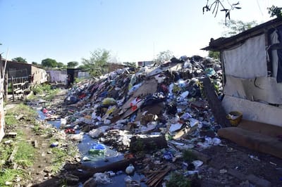 Vertedero irregular amenaza a vecinos de la Chacarita