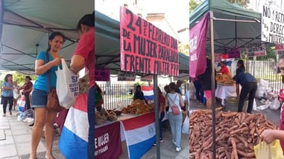 Campesinas donan producción por Día Mujer Paraguaya