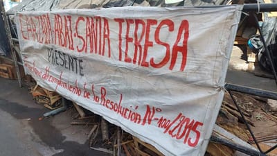 Campesinos sin tierras cumplen siete meses de protesta ante el Indert