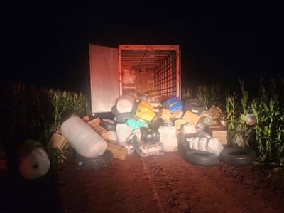 Asaltan camión de encomiendas y patrullera en Alto Paraná