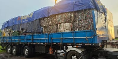 Contrabando de chatarra y plástico: red criminal evade controles fronterizos