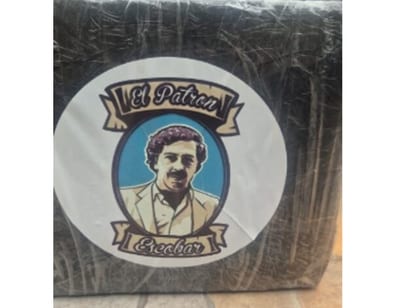 Incautan droga con imagen de Pablo Escobar en Alto Paraná