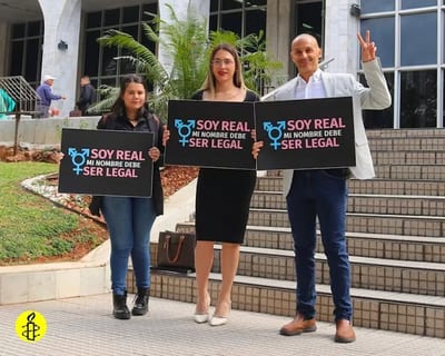 Personas trans reclaman derecho al cambio de nombre