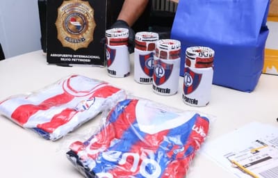 Cocaína en vasos de Cerro iba rumbo a Arabia Saudita