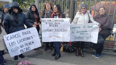 Mafia pagarés: víctimas protestan ante Corte Suprema