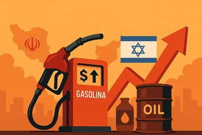 Suba inminente de combustibles por crisis Irán-Israel