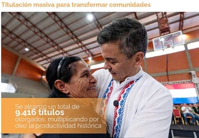 Datos oficiales contradicen discurso de Peña sobre títulos del Indert