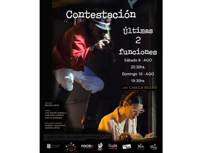 Contestación: teatro experimental en Chaca Restó Bar