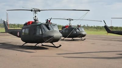 Fuerza Aérea recibe cuatro helicópteros de Taiwán