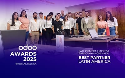 Jóvenes paraguayos van a los Odoo Awards 2025