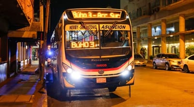 El Búho 3 ya circula entre Asunción y Ñemby