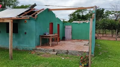 Temporal destroza viviendas y deja sin energía a familias en San Pedro
