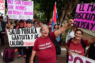 25N: una mujer violentada cada 15 minutos en Paraguay