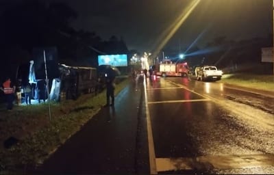 Triple accidente en la ruta PY01 causa una muerte