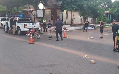 Motoasaltantes balean y asesinan a un hombre que quiso impedir un asalto en Ñemby