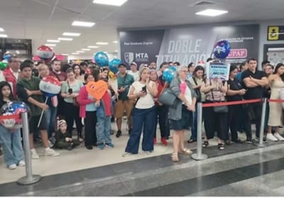 Semana Santa: emotivo regreso de paraguayos al país