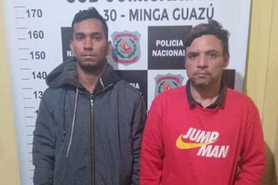 Incautan réplica de fusil y mercaderías robadas