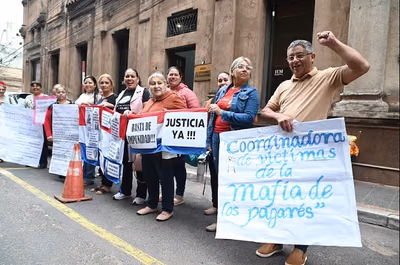 Mafia de pagarés: 30 defensores atienden 1.791 causas